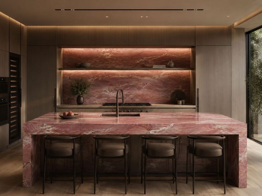 FLAMINGO Flamingo quartzite slab or block for design and architectural ...