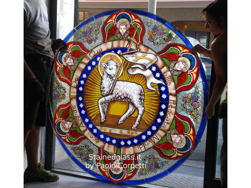 PAINTED STAINED GLASS Painted stained glass By Vetrarte