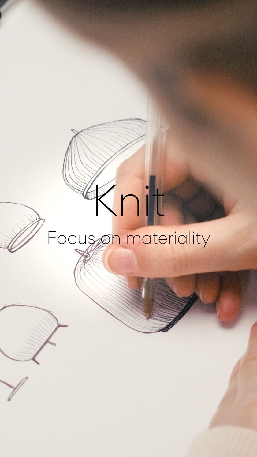 KNIT by Vibia - Lampada da terra a LED in tessuto - 12