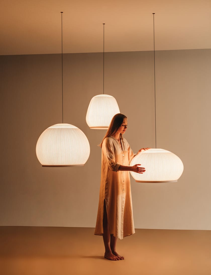 KNIT by Vibia - Lampada a sospensione a LED in tessuto - 6