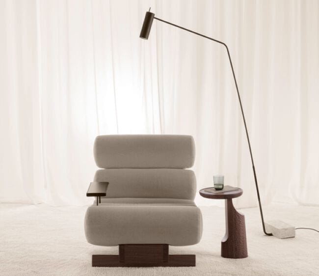 1480 SOFIA by Vibieffe - Poltrona sfoderabile con poggiapiedi - 9