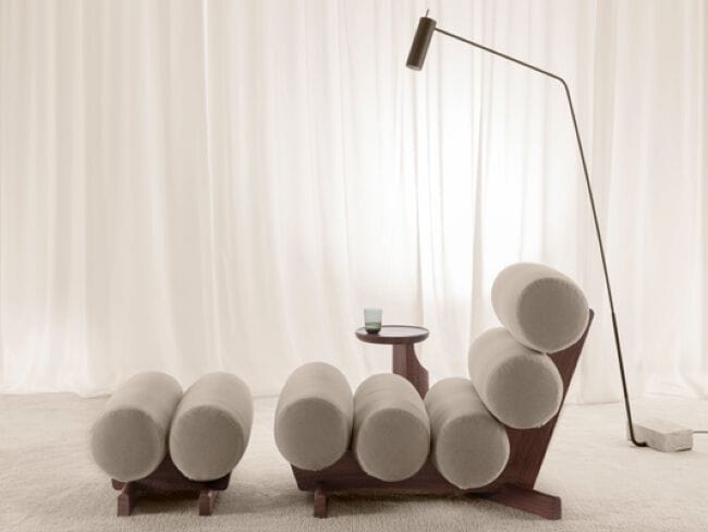 1480 SOFIA by Vibieffe - Poltrona sfoderabile con poggiapiedi - 3