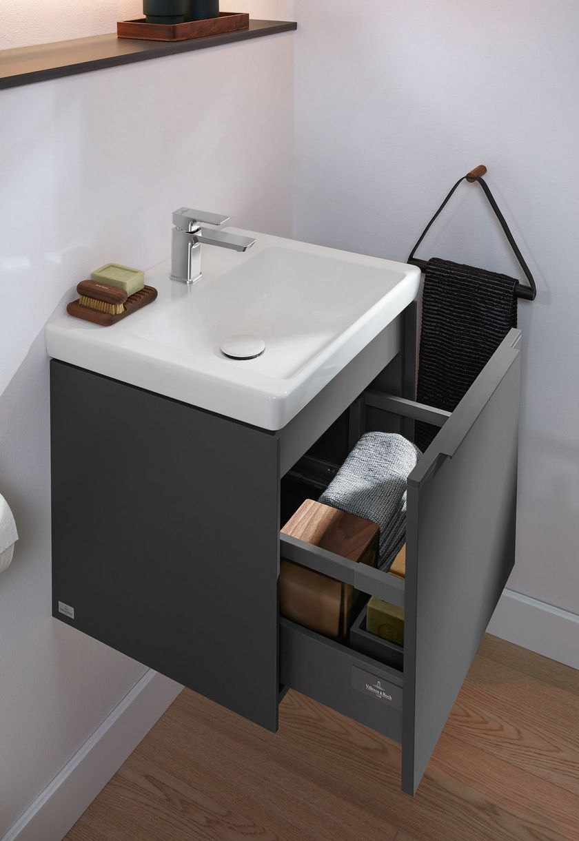 SUBWAY 3.0 by Villeroy & Boch - Lavabo singolo da incasso soprapiano in Quaryl® con troppopieno - 6