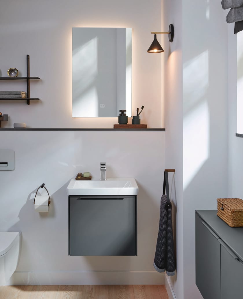 SUBWAY 3.0 by Villeroy & Boch - Lavabo singolo da incasso soprapiano in Quaryl® con troppopieno - 7