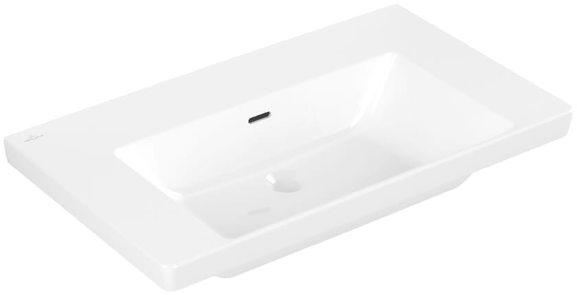 SUBWAY 3.0 by Villeroy & Boch - Lavabo singolo da incasso soprapiano in Quaryl® con troppopieno - 4