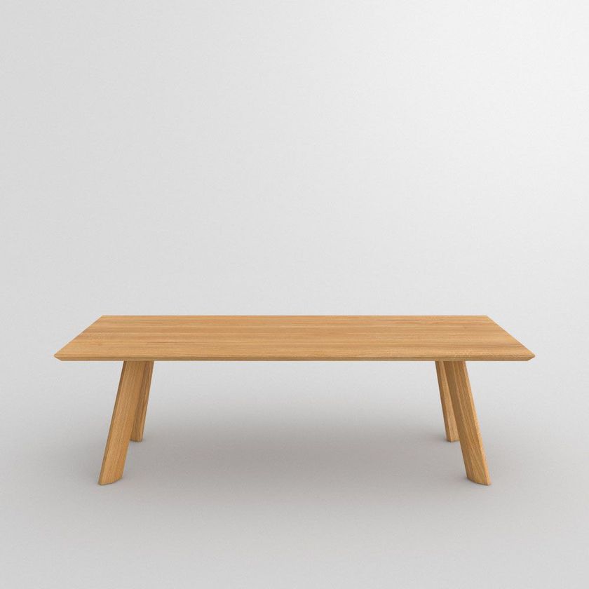 RHOMBI BASIC Rectangular solid wood table By Vitamin Design
