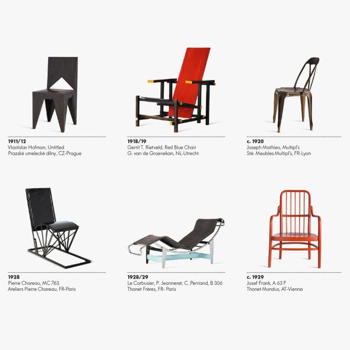 CHAIR COLLECTION POSTER Print on paper By Vitra