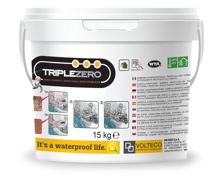 TRIPLEZERO by Volteco - Sistema antiumidità a barriera chimica - 2