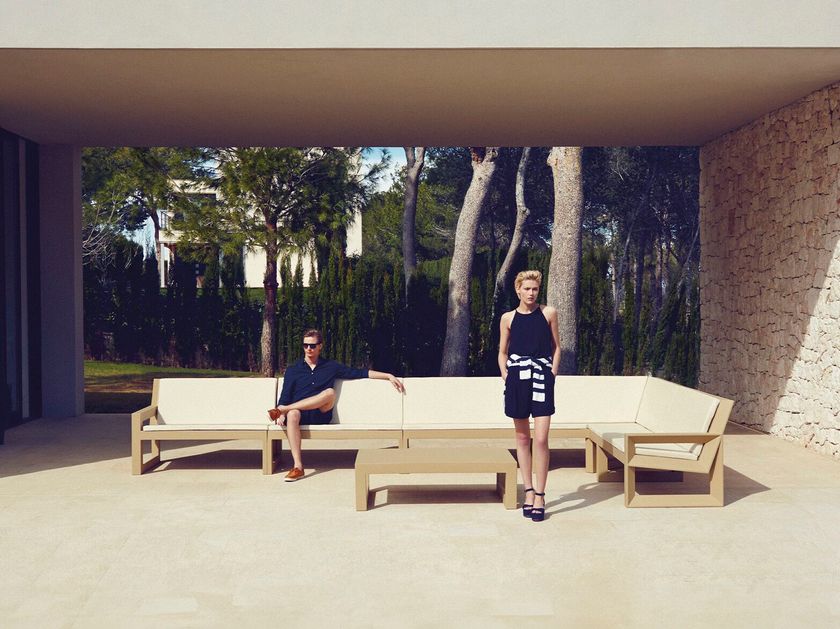 FRAME Table basse en aluminium extrudé By Vondom | design Ramón Esteve