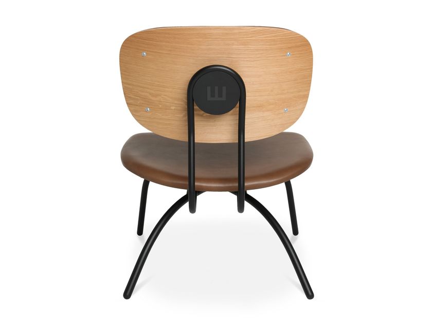 W1970 LOW Wooden easy chair By Wagner