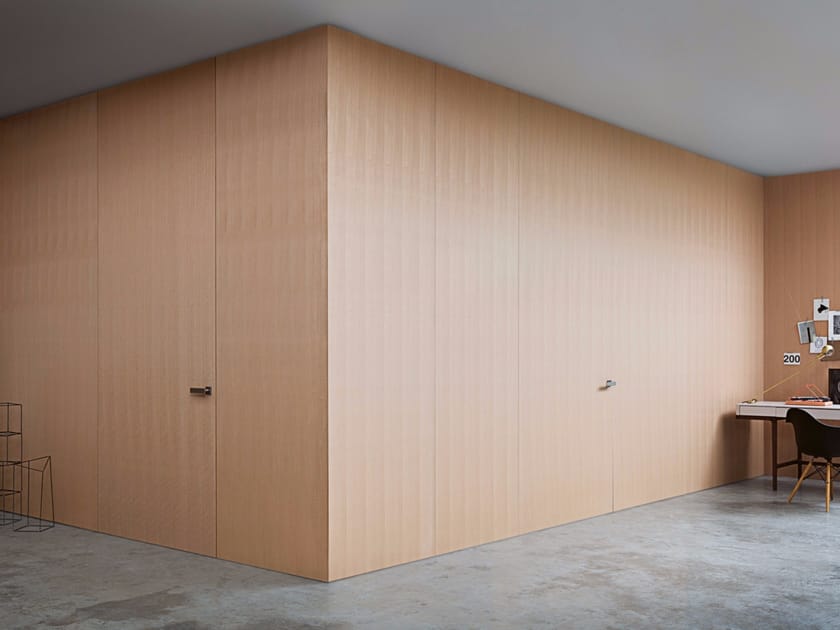 Hinged door with concealed hinges WALL & DOOR By Lualdi