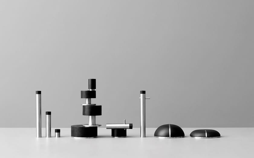 WALL DOOR STOP WITH PIN Tope de puerta By d line design Knud Holscher