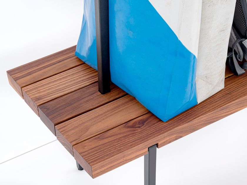 WALNUT COAT RACK #01 Hallway unit By Weld & co