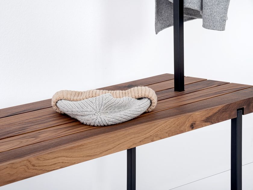 WALNUT COAT RACK #01 Hallway unit By Weld & co
