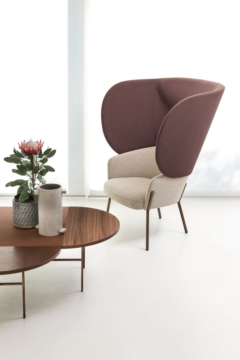 WAM | Easy chair high-back Wam Collection By BROSS design Marco Zito