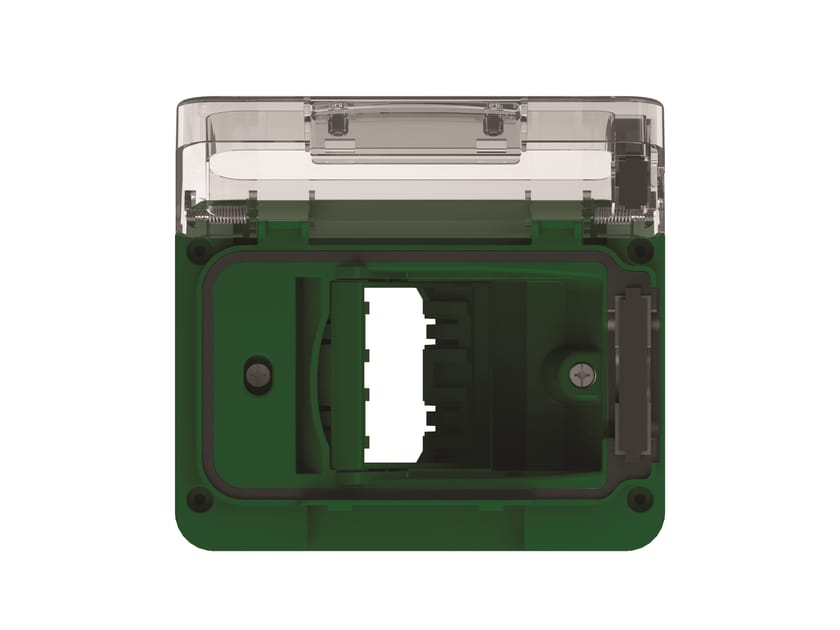 WIDE 4B.W.04 by 4 BOX - Presa per scatola impermeabile a 3 moduli - 7