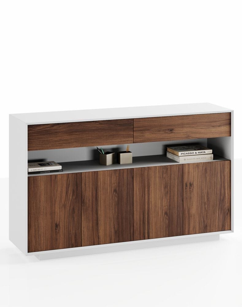 EDGE by WORKSPACE - Mobile ufficio in legno con ante a battente - 6