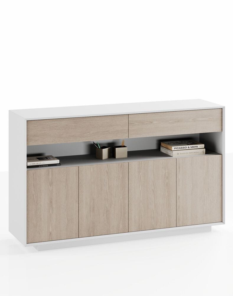 EDGE by WORKSPACE - Mobile ufficio in legno con ante a battente - 4