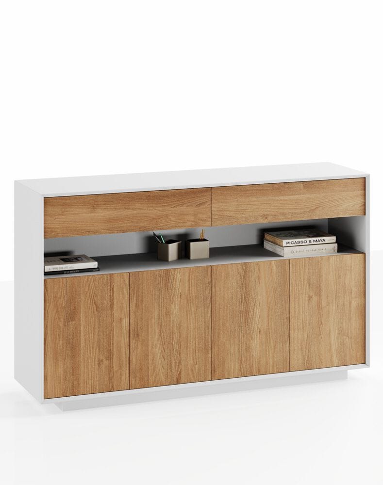 EDGE by WORKSPACE - Mobile ufficio in legno con ante a battente - 3