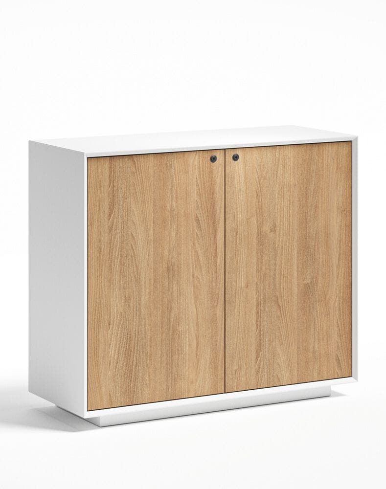 EDGE by WORKSPACE - Mobile ufficio basso in legno con ante a battente - 14