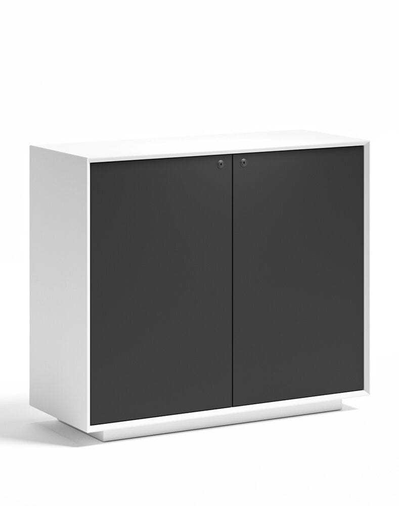 EDGE by WORKSPACE - Mobile ufficio basso in legno con ante a battente - 12