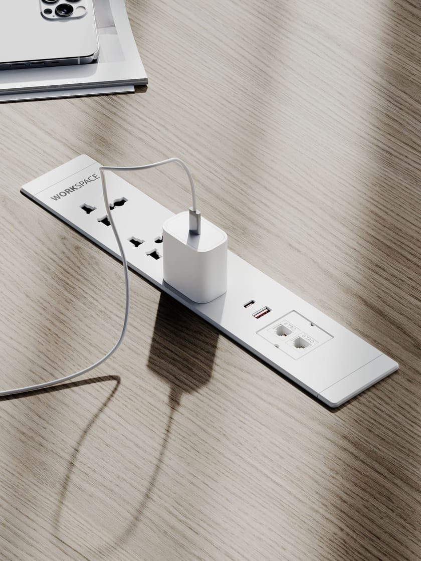 SINGLE USER by WORKSPACE - Modulo presa di corrente e dati - 4