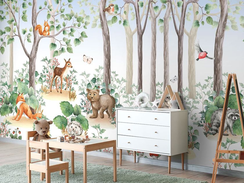 STORY TALE PVC free, eco-friendly, washable wallpaper By WallPepper®/Group