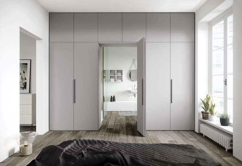 Modular wardrobe Wardrobe with hinged / folding door By Cinquanta3