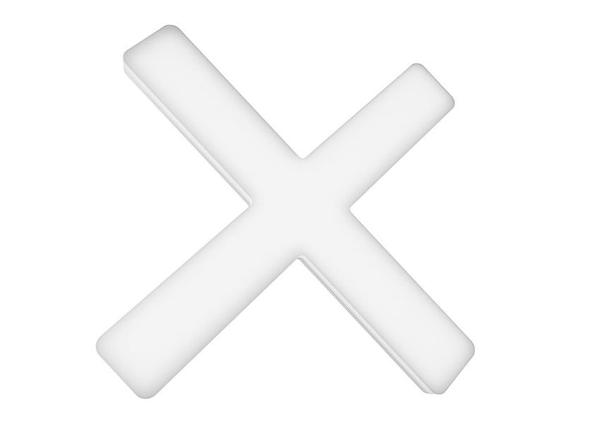 Aluminium Furniture lighting X-SIGN 4F By Domus Line