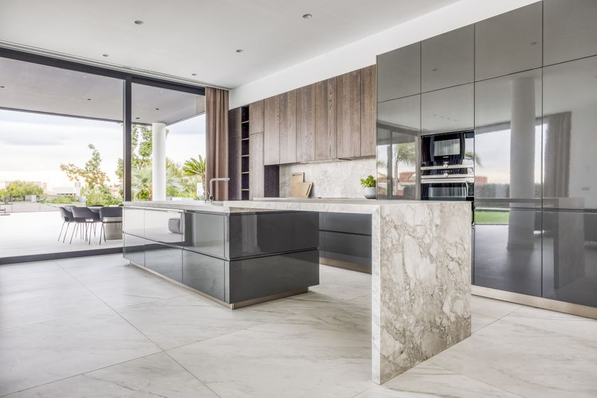 XTONE - PORTO GREY Plan de travail en grès cérame By Porcelanosa