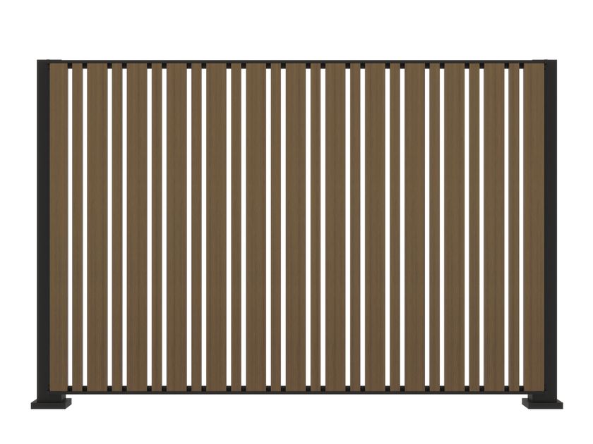 FENCE FALLING SPRING Divisória modular de alumínio By YARDCOM