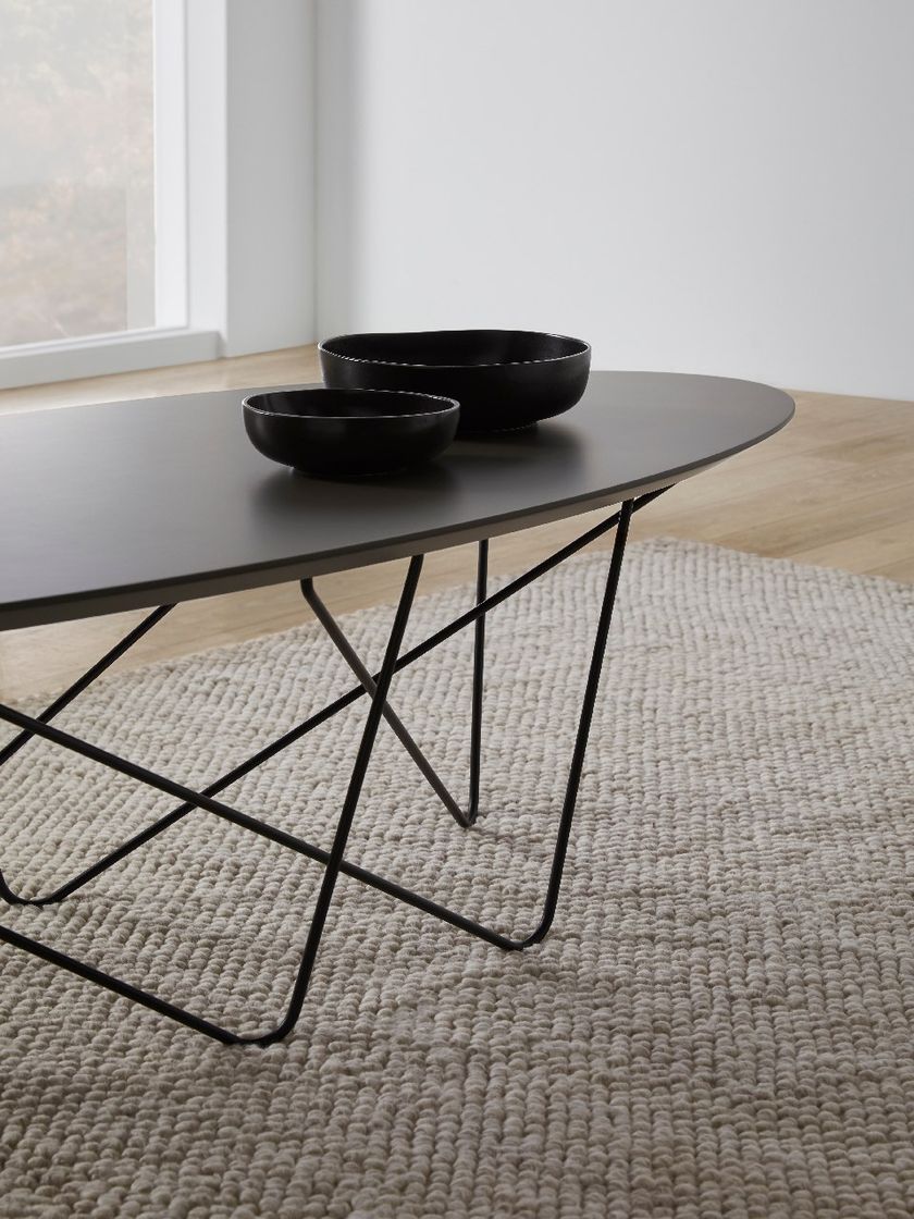 YOHSI ELLIPTICAL Low oval coffee table By Kendo Mobiliario | design Discoh