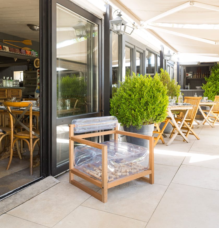 YOKO WoodPVC armchair Yoko Collection By MOJOW