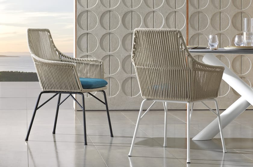 Outdoor chair YORK “CORD” OUTDOOR By Minotti