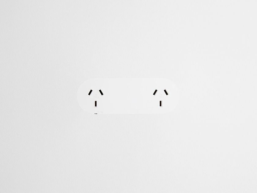 BIURO Presa Doppia Altoparlante - 2 Moduli - 45x45mm - ABS