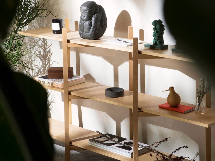 ZIG ZAG LOW Shelving unit By Hem