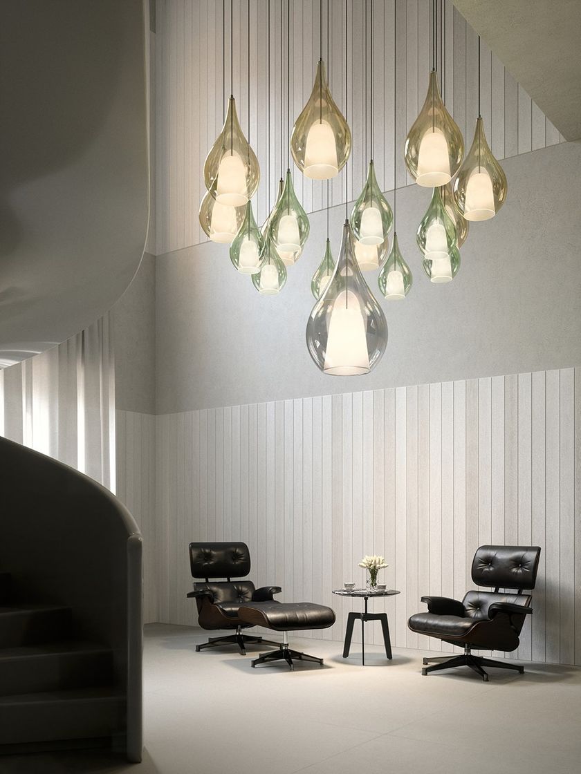 ZOE Direktlicht Pendelleuchte aus mundgeblasenem Glas By Cangini & Tucci