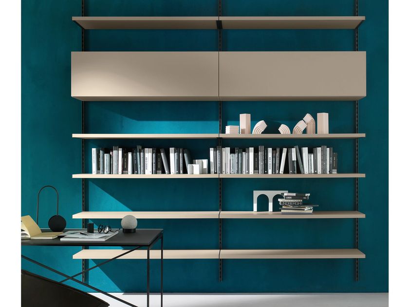 FLEXY EASY SM2006 Wall-mounted sectional bookcase By Zalf | design ...