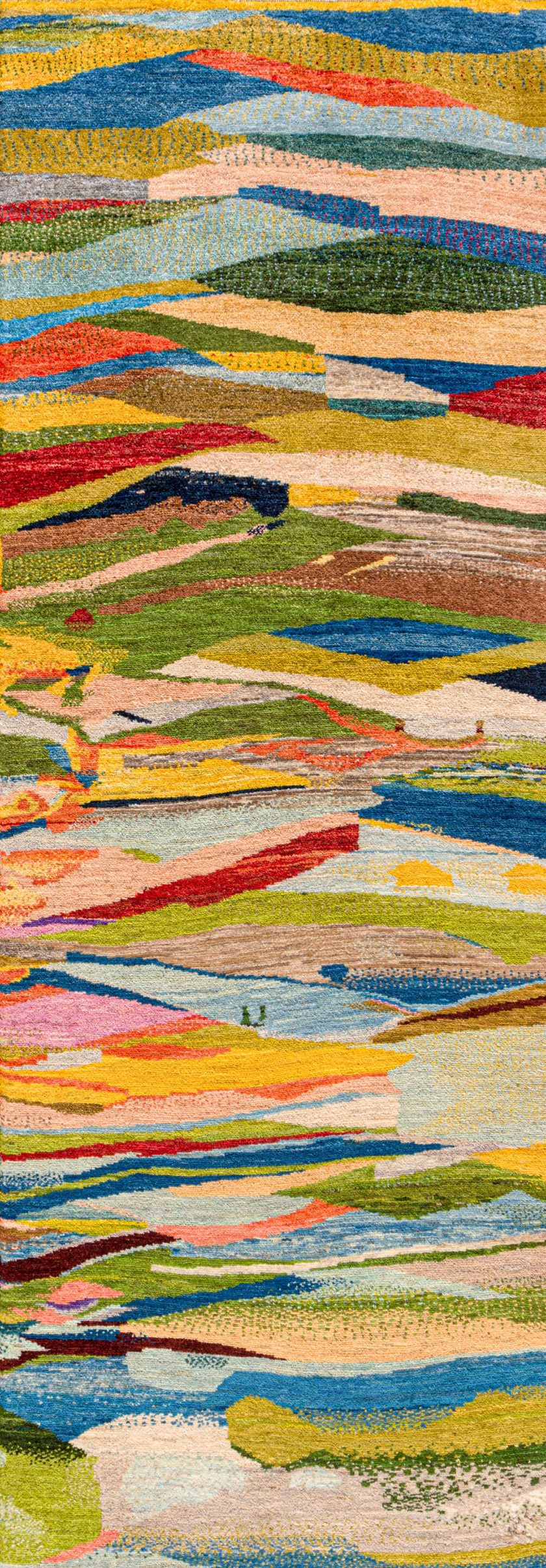 ABSTRACT MODERNIST LANDSCAPE RUNNER 3