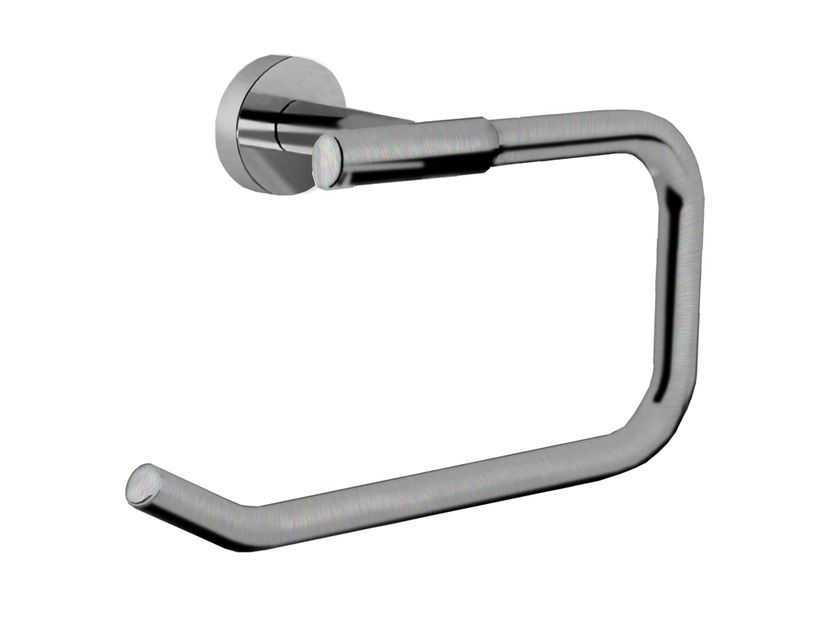 Scopino e portarotolo wc Bambù Bianco - Elementi arredo Bagno
