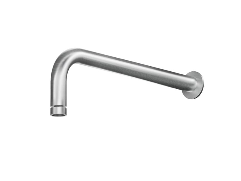 Braccio Doccia In Acciaio Inox - Prolunga 30 Cm Con Base Per Montaggio A Parete - Foto 5