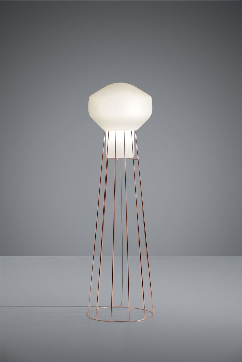 AÉROSTAT Floor lamp Aérostat Collection By Fabbian design Guillaume Delvigne