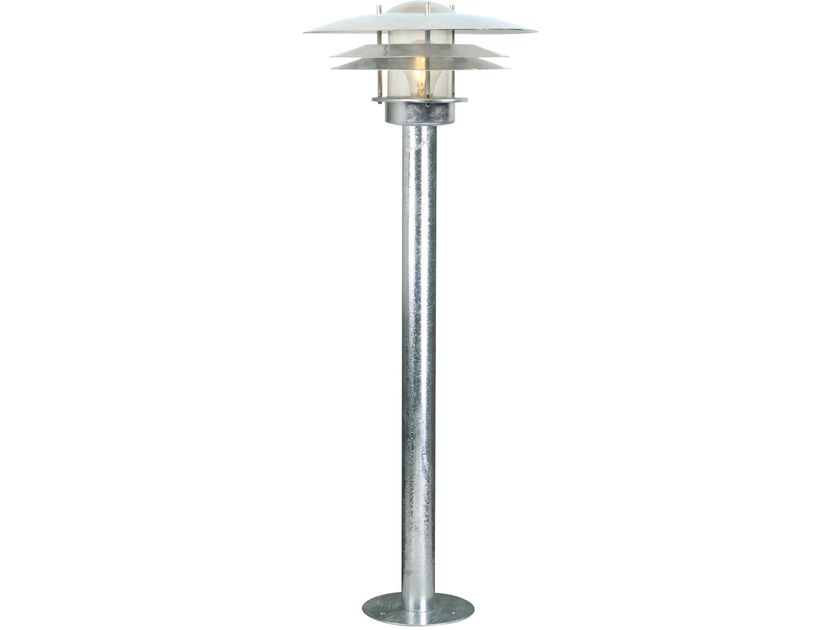 Lindby Lampioncino Hanneli in acciaio inox, rotondo, lampioncino
