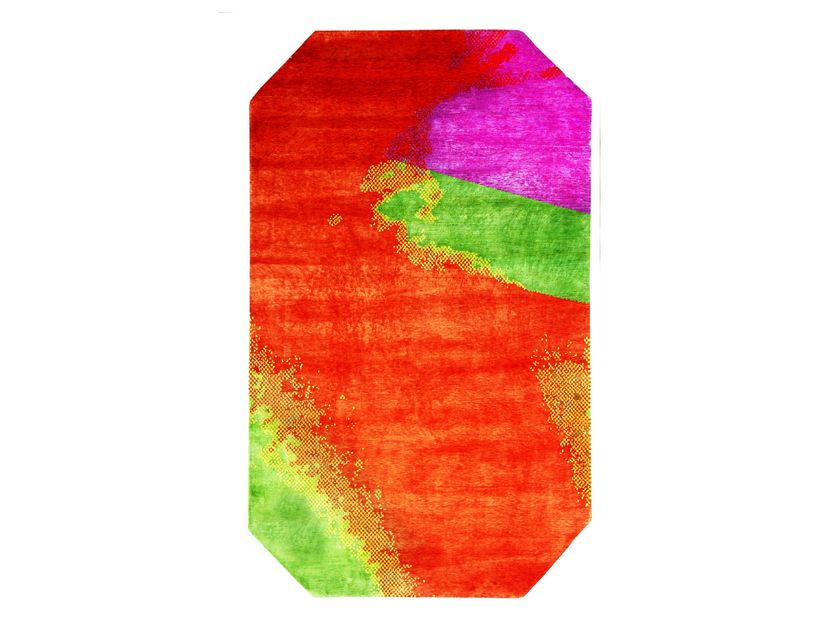 Handmade bamboo silk rug ANDY WARHOL - MAQUETTE 117 Henzel Studio ...