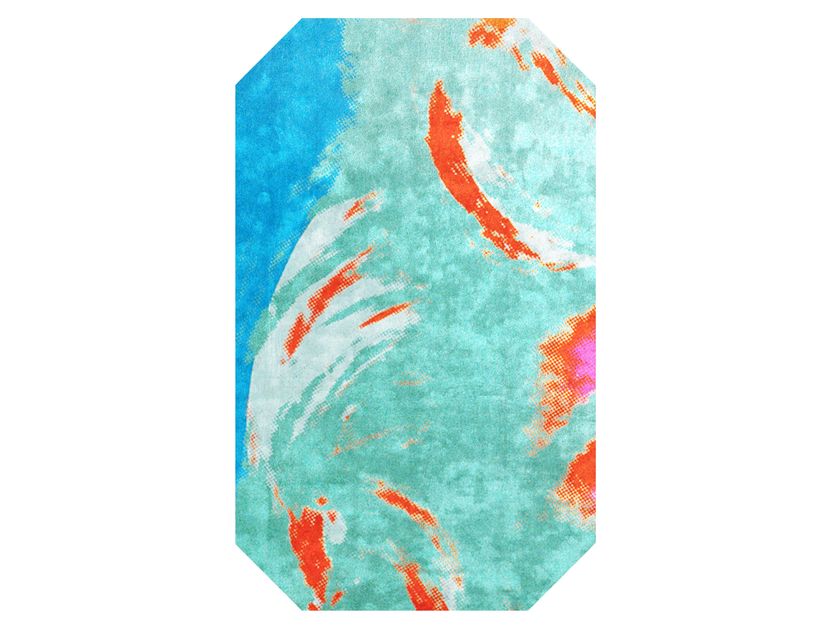Handmade bamboo silk rug ANDY WARHOL - MAQUETTE 125 Henzel Studio ...