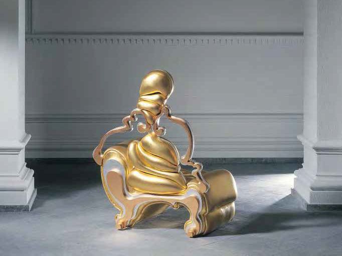 ROBERTO FALLANI Upholstered leather armchair By Mirabili | design ...