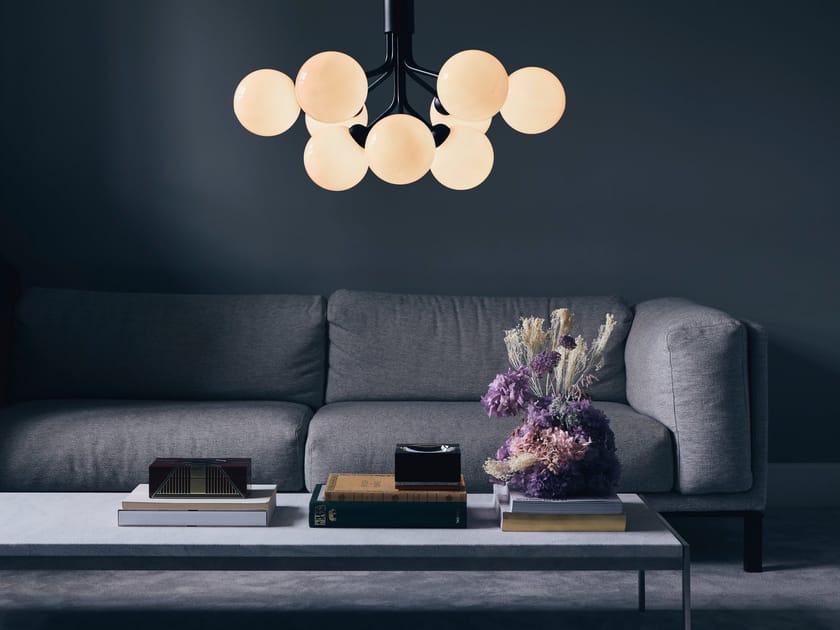 APIALES 9 OPAL by Nuura - Lampada a sospensione in vetro - 9
