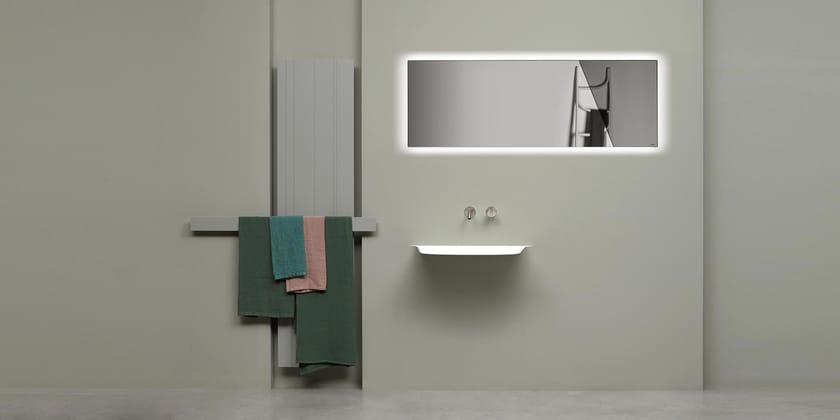 APICE by Antoniolupi - Specchio da parete con illuminazione integrata per bagno - 3