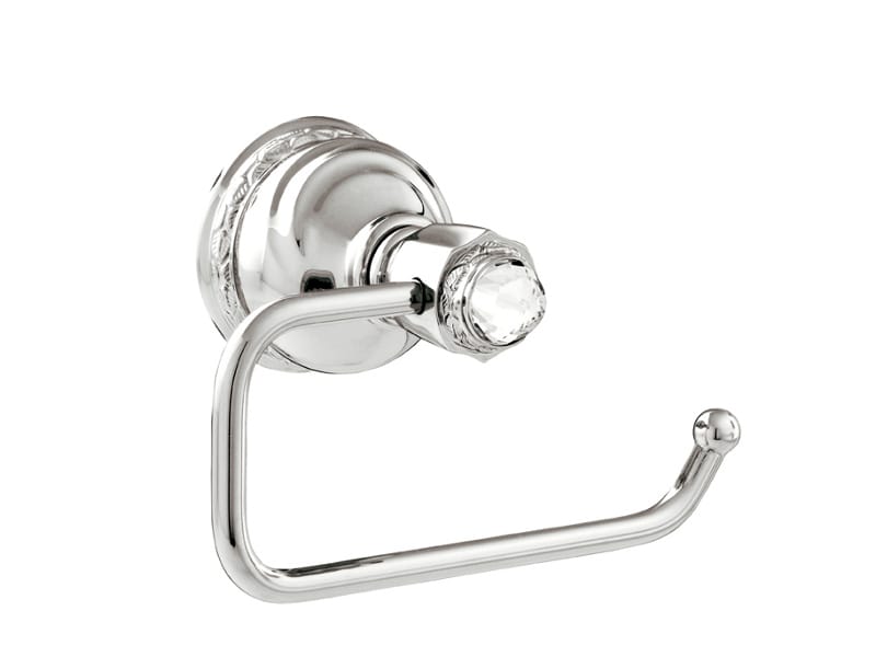 AUSTRAL Brass toilet roll holder with Swarovski® Crystals By Bronces Mestre