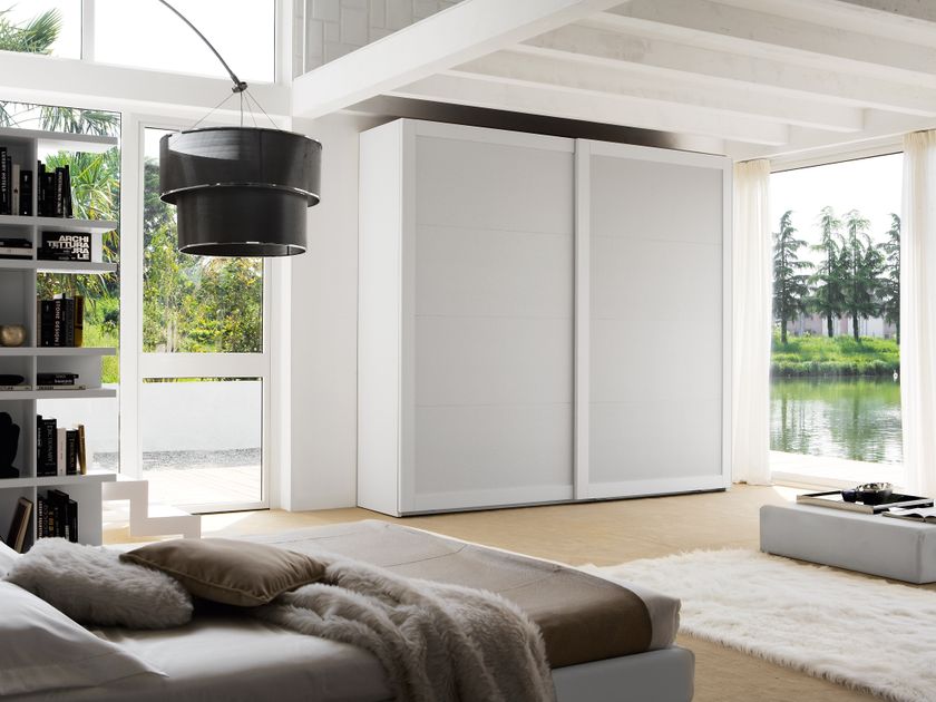 AVENUE Mirrored wardrobe SpazioLab Collection By Silenia